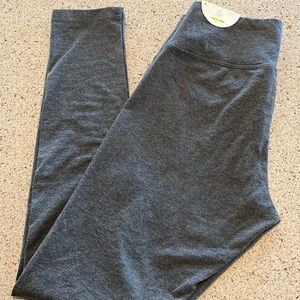 NWT AERIE grey cotton leggings